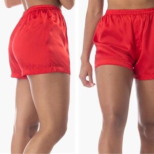 Fishers Finery Women's 100% Mulberry Silk Boxer; Sleepwear; Lounge Shorts small